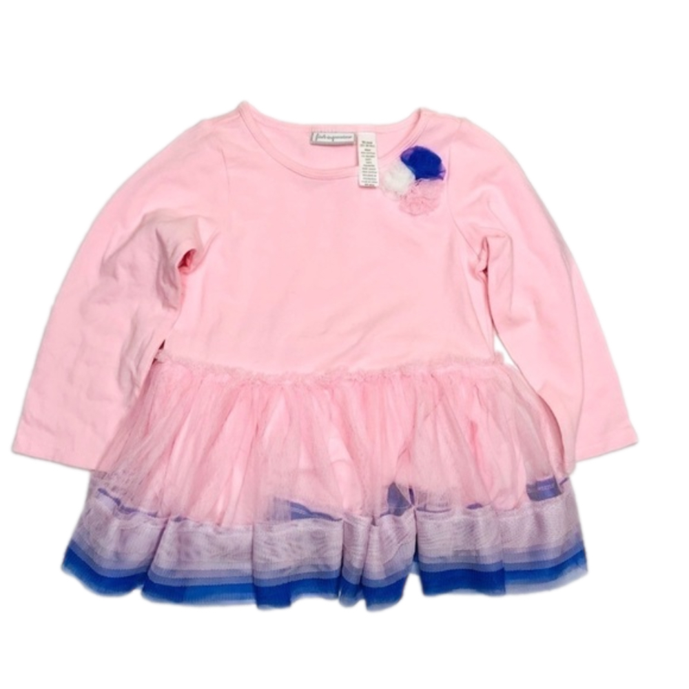 FIRST Impressions Tulle Peplum Flower Top